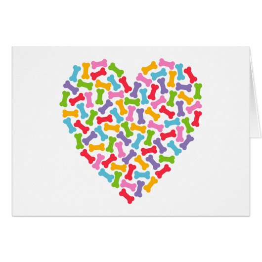 Dog Lover Heart Cards (Front Horizontal)