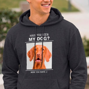 Dog Lover Humor Custom Pet Photo Hoodie