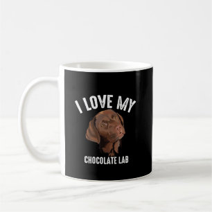 Dog Lover   I Love My Chocolate Lab Coffee Mug