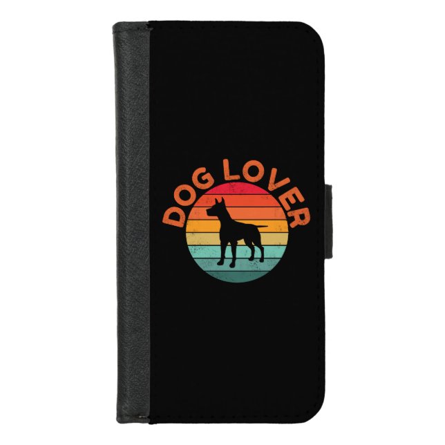 DOG LOVER iPhone WALLET CASE (Front)