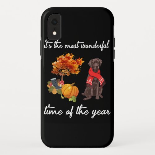 Dog Lover   Its The Most Wonderful Time Of  Year iPhone XR Case
