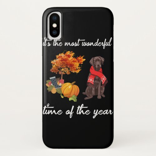 Dog Lover   Its The Most Wonderful Time Of  Year iPhone XS Case