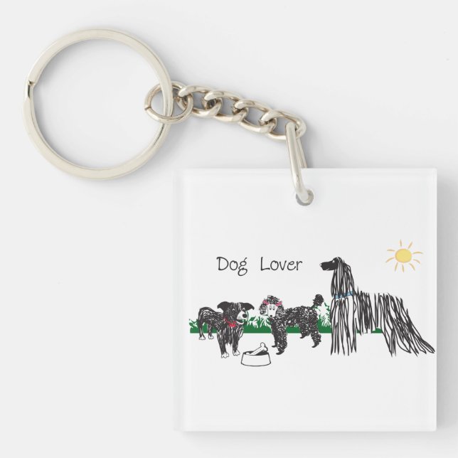 Dog Lover Keychain (Front)