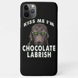 Dog Lover Kiss Me I'm Chocolate Labrish iPhone 11 Pro Max Case