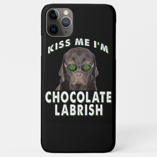 Dog Lover  Kiss Me Im Chocolate Labrish iPhone 11 Pro Max Case