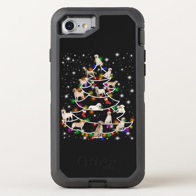 Dog Lover | Labrador Christmas Tree Otterbox iPhone Case (Back)