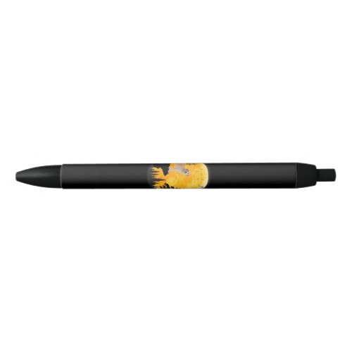 Dog Lover  Labrador Dog Halloween Full Moon Black Ink Pen