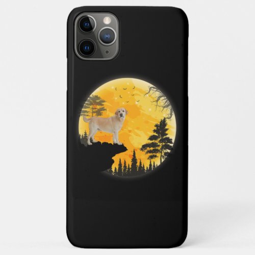 Dog Lover  Labrador Dog Halloween Full Moon iPhone 11 Pro Max Case