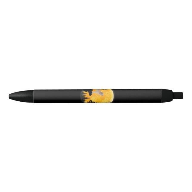 Dog Lover | Labrador Dog Halloween Full Moon Pen (Front)