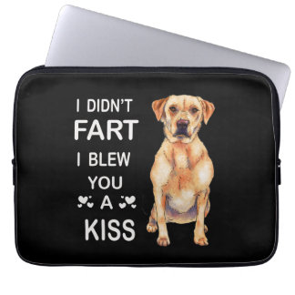 Dog Lover|Labrador I Didn't Fart I Blew You A Kiss Laptop Sleeve