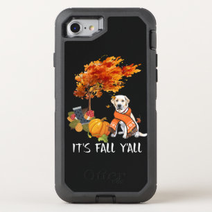 Dog Lover Labrador It's Fall Y'all OtterBox Defender iPhone SE/8/7 Case