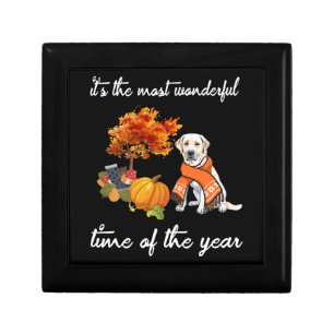 Dog Lover Labrador It's The Most Wonderful Time Gift Box