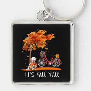 Dog Lover Labrador Retriever It's Fall Y'all Keychain