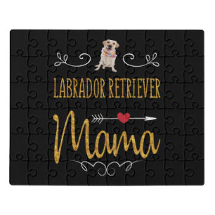 Dog Lover   Labrador Retriever Mama Jigsaw Puzzle