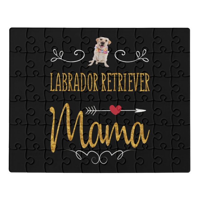 Dog Lover | Labrador Retriever Mama Jigsaw Puzzle (Puzzle Horizontal)