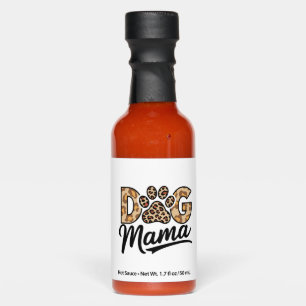 Dog Lover Leopard Print Paw Hot Sauces