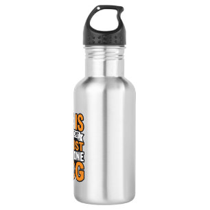 Dog Lover Life Is Too Short Vintage Shirt Design_1 Stainless Steel Water Bottle