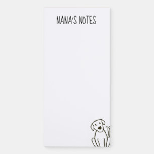 Dog Lover Magnetic Notepad