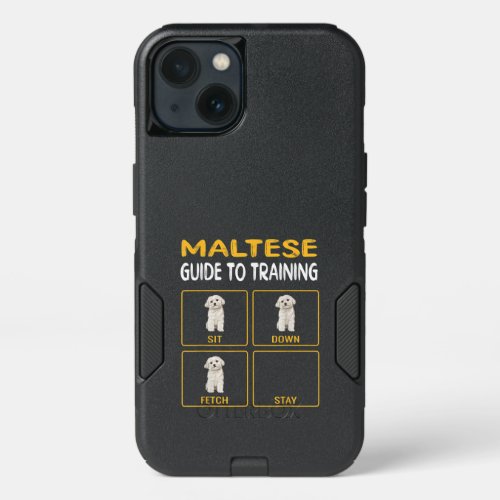 Dog Lover  Maltese Guide To Training iPhone 13 Case