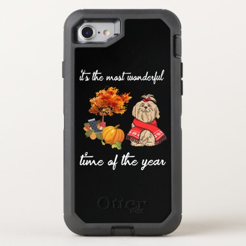 Dog Lover  Maltese Its The Most Wonderful Time OtterBox Defender iPhone SE87 Case
