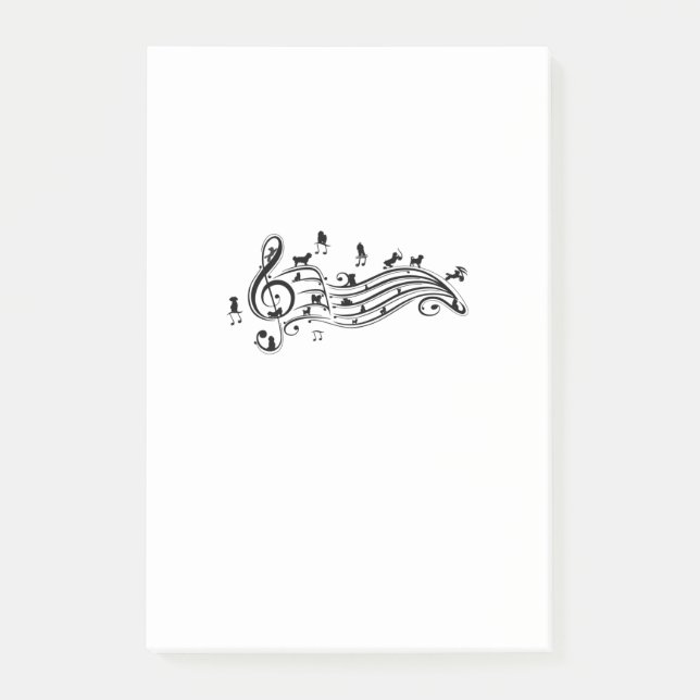 Dog Lover | Music Melody Maltese Dog On Music Note (Front)