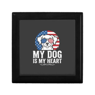 Dog Lover My Dog Is My Heart Gift Box