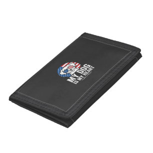 Dog Lover My Dog Is My Heart Tri-fold Wallet