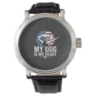 Dog Lover My Dog Is My Heart Watch