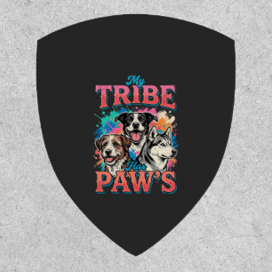 Dog Lover My Tribe Has Paws Patch