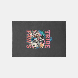 Dog Lover My Tribe Has Paws Rug