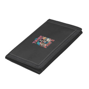 Dog Lover My Tribe Has Paws Tri-fold Wallet