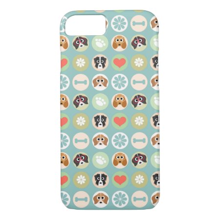Dog Lover Pattern Iphone 8/7 Case