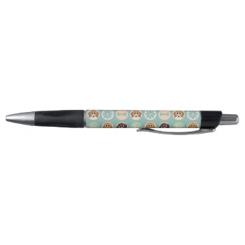 Dog Lover Pattern Pen by FashionPhones at Zazzle
