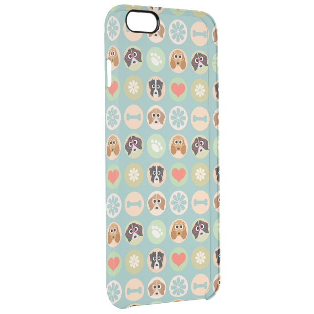 Dog Lover Pattern Uncommon iPhone Case (Back/Right)