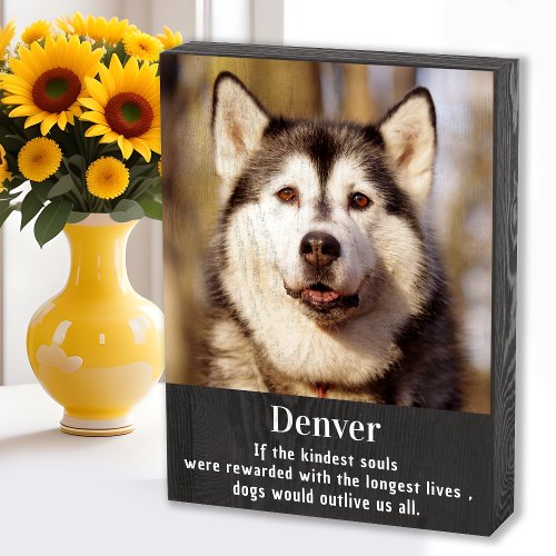 Dog Lover Personalized Pet Memorial Remembrance  Wooden Box Sign