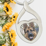 Dog Lover Personalized Pet Photo Keychain<br><div class="desc">Carry your pet with you everywhere you go with this custom pet photo keychain ! A must have for every dog mom and dog dad ! 
Dog Lover Personalized Pet Photo keychain</div>