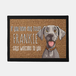 Dog Lover Personalized Weimaraner Name Doormat