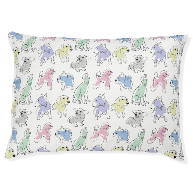 Dog lover pet bed (Front)