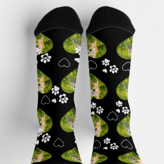 Dog Lover Photo Socks For Dad