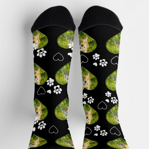 Dog Lover Photo Socks For Dad