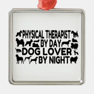 Dog Lover Physical Therapist Metal Ornament