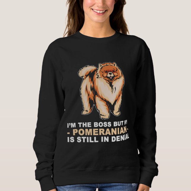 Dog Lover Pomeranian Sweatshirt (Front)