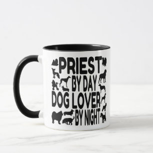 Dog Lover Priest Mug