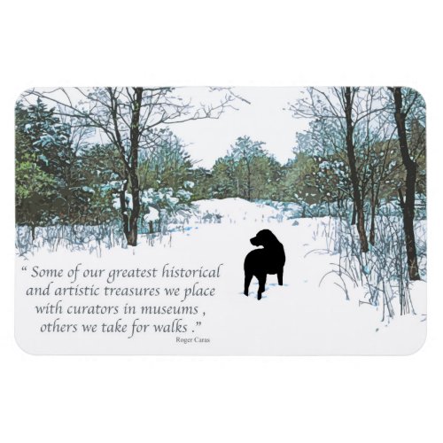 Dog Lover Quote _ Best Friend _ Dog Quote Magnet