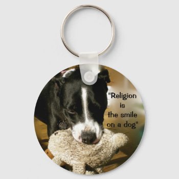 Dog Lover Rescue Pet Adoption Keychain by Rebecca_Reeder at Zazzle