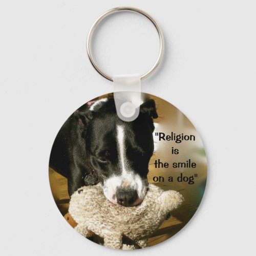 Dog Lover Rescue Pet Adoption Keychain