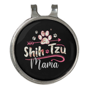 Dog Lover Shih Tzu Mama Golf Hat Clip