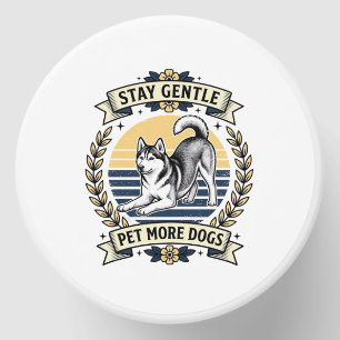 Dog Lover Shirt Stay Gentle Pet More Dogs Vintage Mini Candle Favors