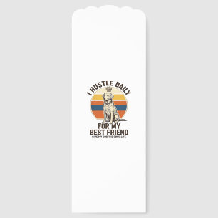 Dog Lover Shirt Vintage Engraving Hard Work for My Bookmarks