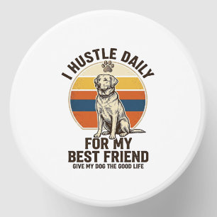 Dog Lover Shirt Vintage Engraving Hard Work for My Mini Candle Favors